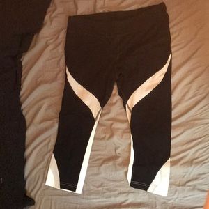 cropped cotton leggings